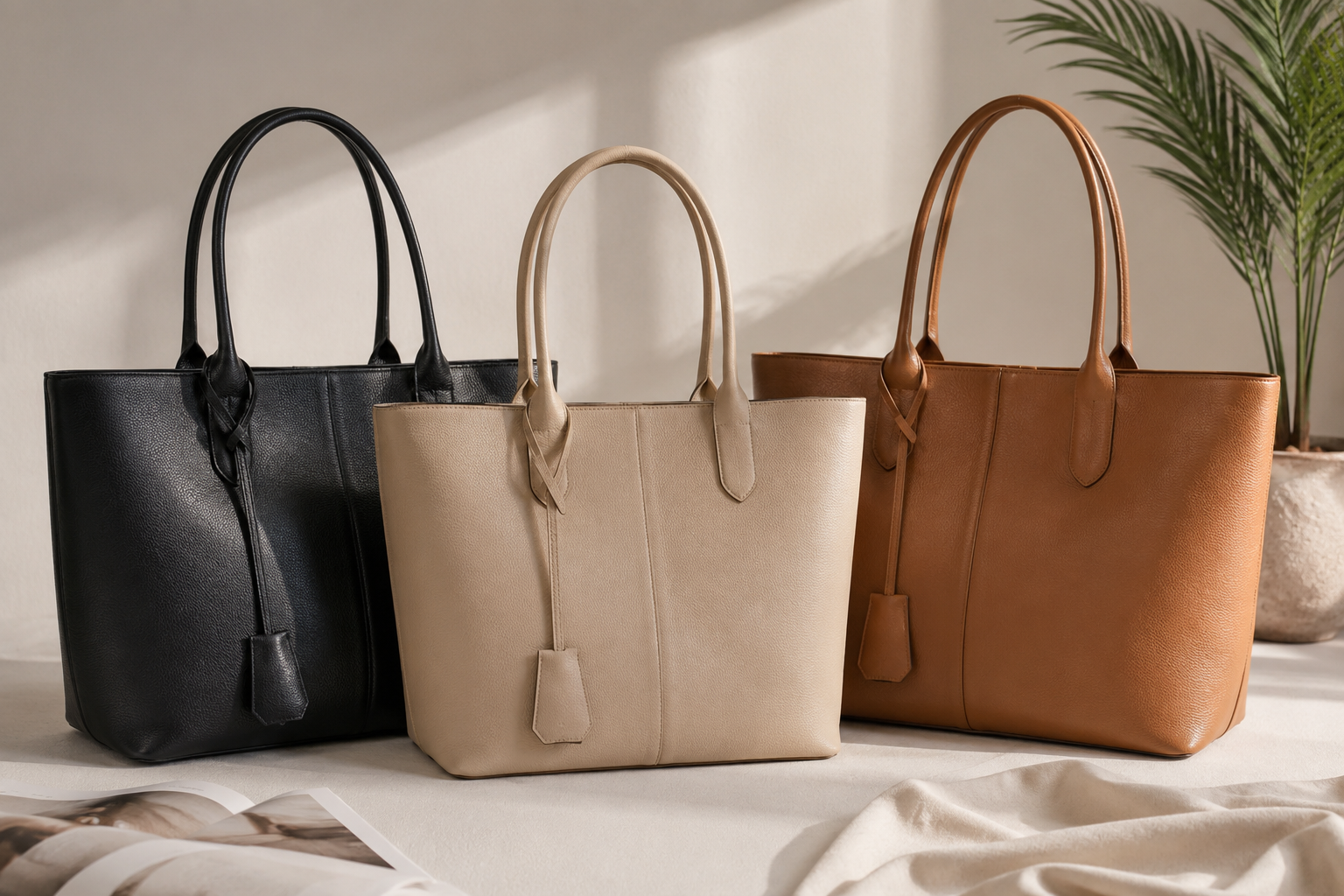 Women Leather Tote Bags